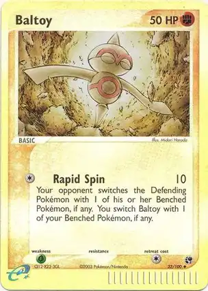 Baltoy 32/100 EX Sandstorm