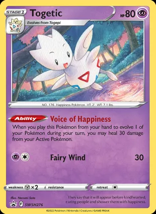 Togetic SWSH276 Sword & Shield Promos