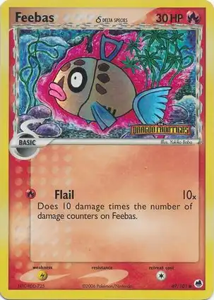 Feebas 49/101 EX Dragon Frontiers
