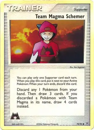 Team Magma Schemer 70/95 EX Team Magma vs Team Aqua