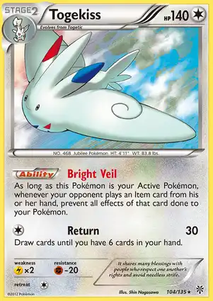 Togekiss 104/135 Plasma Storm