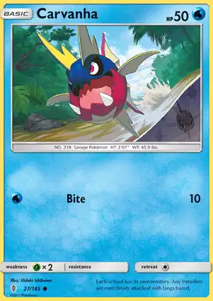 Carvanha 27/145 Guardians Rising