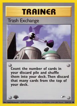 Trash Exchange 126/132 Gym Heroes 1st Edition