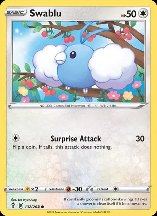 Swablu 132/203 Evolving Skies