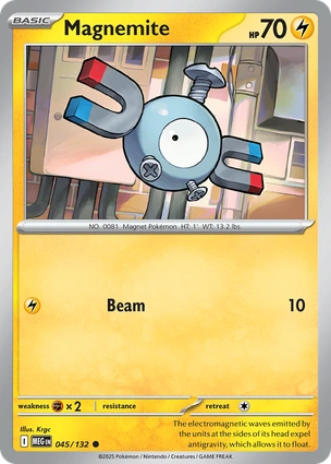 Magnemite 045/132 Mega Evolution