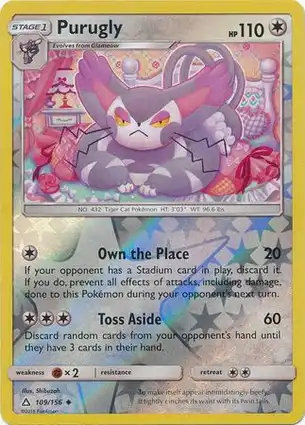 Purugly 109/156 Ultra Prism