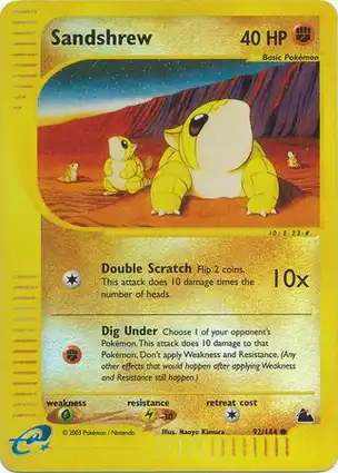 Sandshrew 92/144 Skyridge