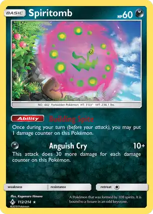 Spiritomb 112/214 Unbroken Bonds