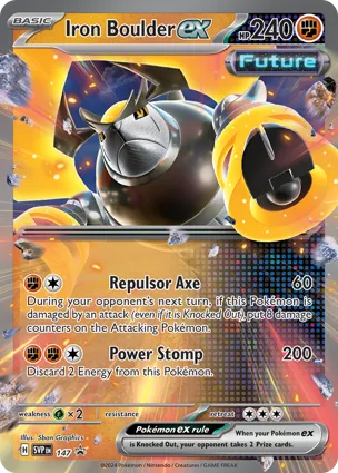 Iron Boulder ex 147 Scarlet & Violet Promos