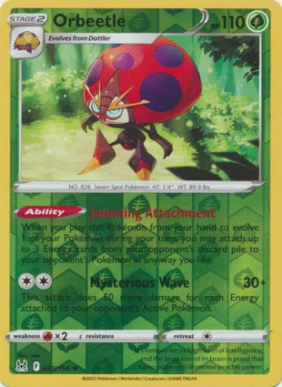 Orbeetle 020/196 Lost Origin