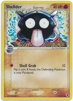 Shellder 63/101 EX Dragon Frontiers