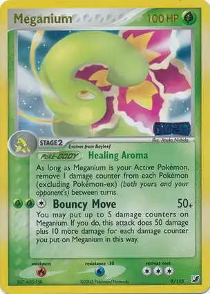 Meganium 9/115 EX Unseen Forces
