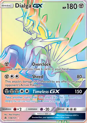 Dialga-GX 138/131 Forbidden Light