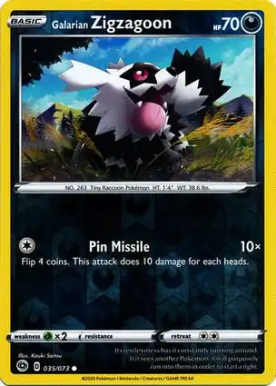 Galarian Zigzagoon 035/073 Champion's Path