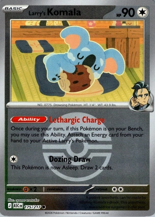 Larry's Komala 175/217 Ascended Heroes