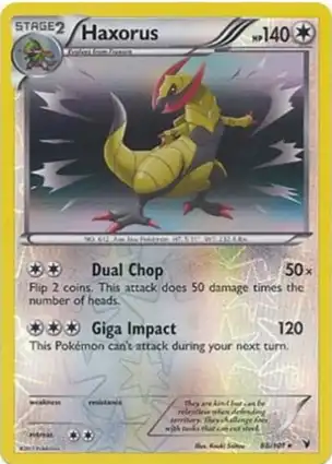 Haxorus 88/101 Noble Victories
