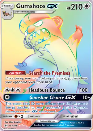 Gumshoos-GX 157/149 Sun & Moon