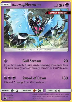 Dawn Wings Necrozma SM123 Sun & Moon Promos