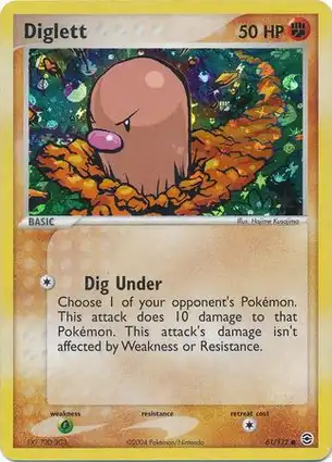 Diglett 61/112 EX FireRed & LeafGreen