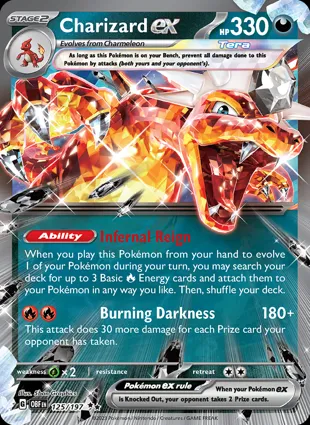 Charizard ex 125/197 Obsidian Flames