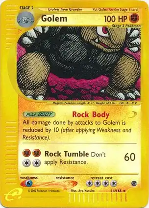 Golem 14/165 Expedition Base Set