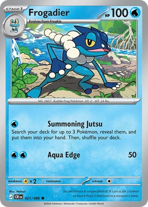 Frogadier 021/086 Chaos Rising