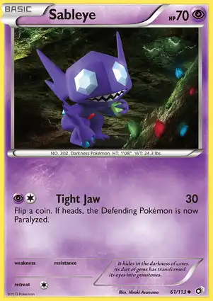 Sableye 61/113 Legendary Treasures
