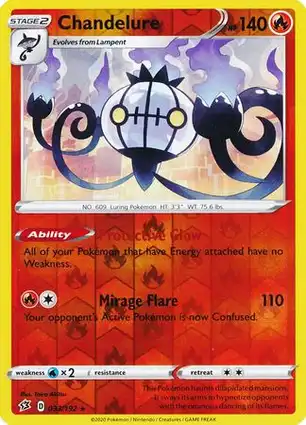 Chandelure 033/192 Rebel Clash