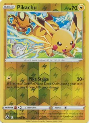Pikachu 049/195 Silver Tempest