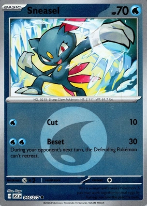 Sneasel 044/217 Ascended Heroes