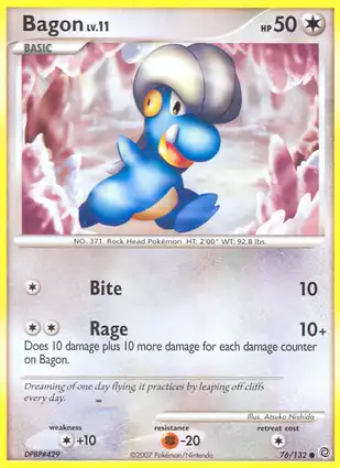 Bagon 76/132 Secret Wonders