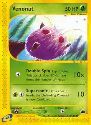 Venonat 112/144 Skyridge