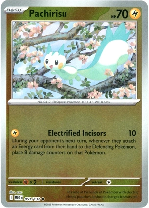 Pachirisu 051/132 Mega Evolution