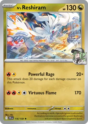 N's Reshiram 116/159 Journey Together