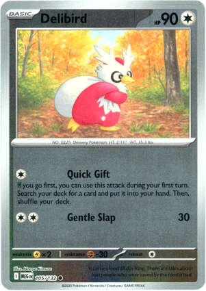 Delibird 105/132 Mega Evolution