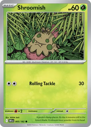 Shroomish 005/182 Destined Rivals