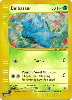 Bulbasaur 94/165 Expedition Base Set