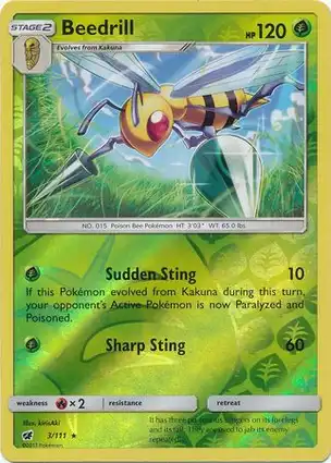 Beedrill 3/111 Crimson Invasion