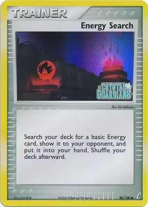 Energy Search 86/100 EX Crystal Guardians