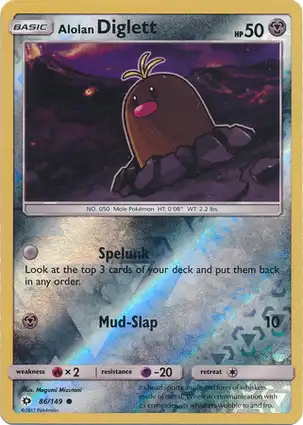 Alolan Diglett 86/149 Sun & Moon