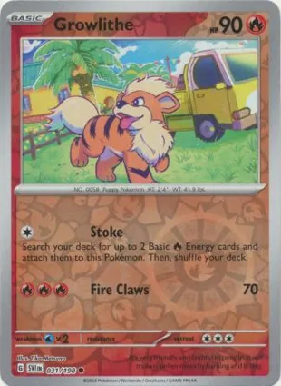 Growlithe 031/198 Scarlet & Violet