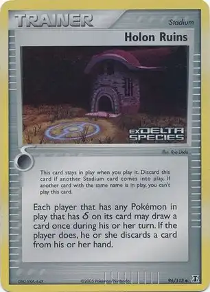 Holon Ruins 96/113 EX Delta Species
