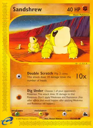 Sandshrew 92/144 Skyridge