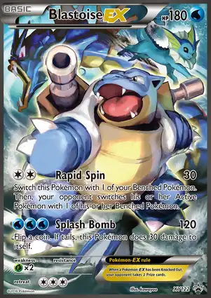 Blastoise EX XY122 XY Promos