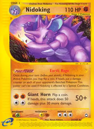 Nidoking 24/147 Aquapolis