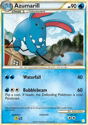 Azumarill 2/123 HeartGold & SoulSilver