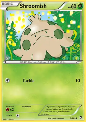 Shroomish 6/111 Furious Fists
