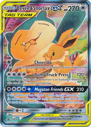 Eevee & Snorlax GX SM169 Sun & Moon Promos
