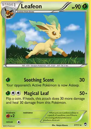 Leafeon 7/111 Furious Fists