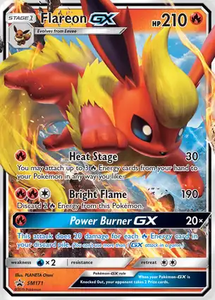 Flareon GX SM171 Sun & Moon Promos